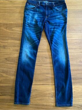 Hudson Jeans Men’s Slim Straight Blue Denim Size 36 (Fits 32–33)